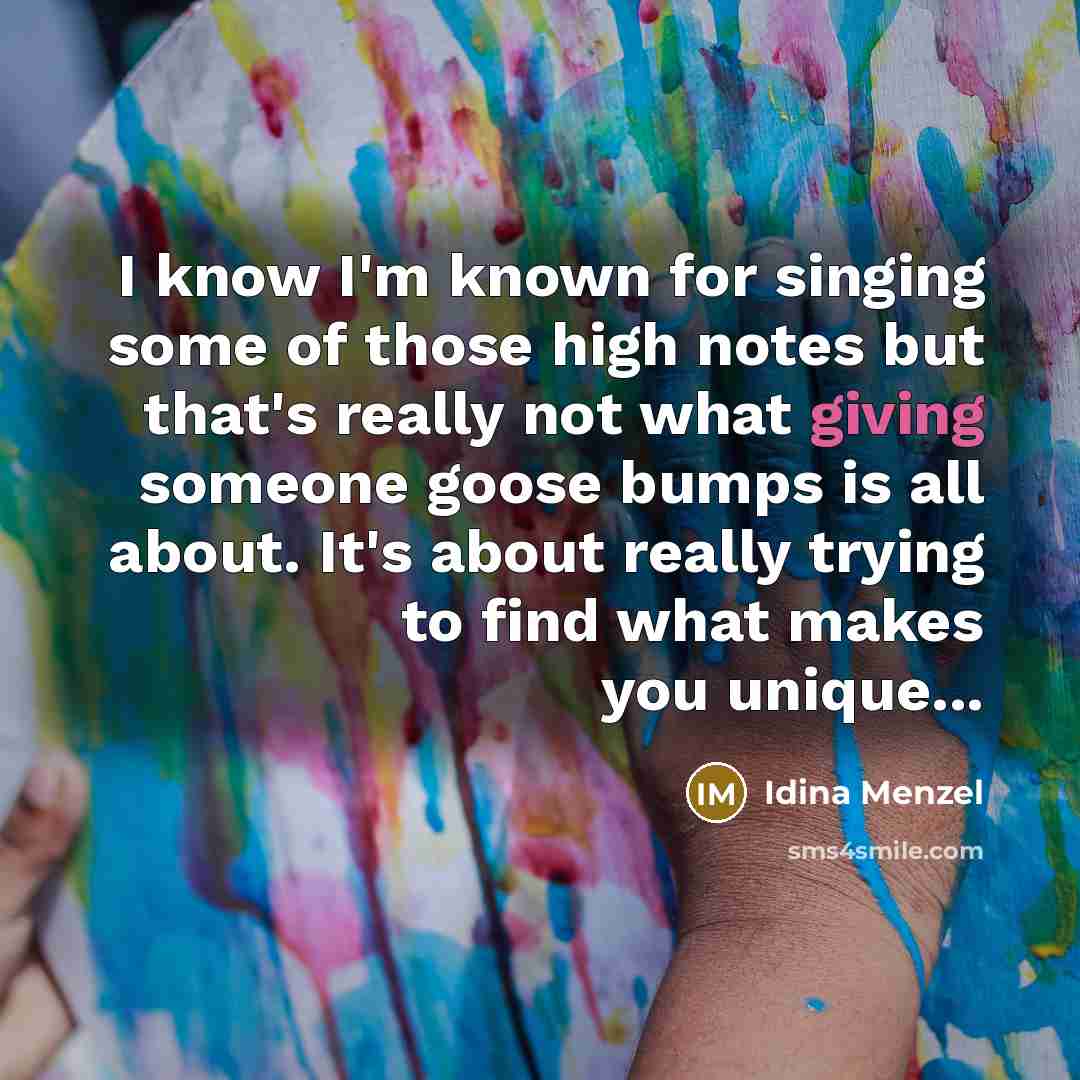 “I know I'm known for singing some of those high…” quote by Idina Menzel