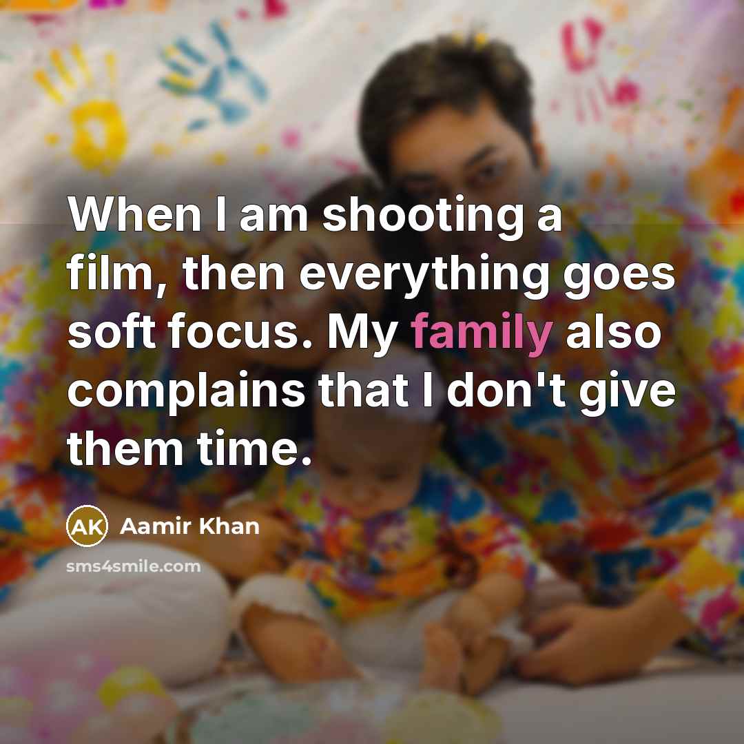 “When I am shooting a film, then everything goes soft…” quote by Aamir Khan