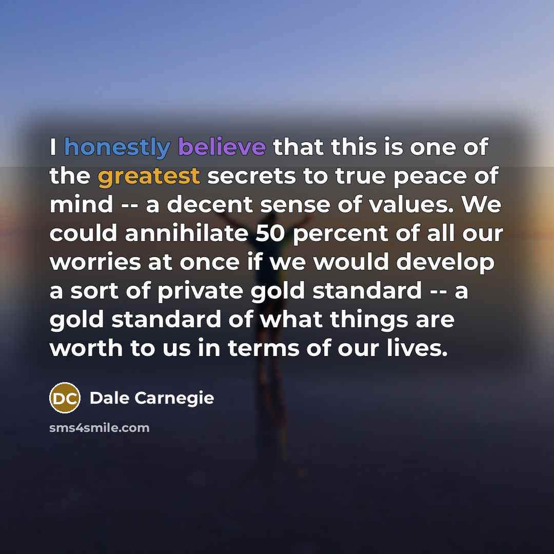 “I honestly believe that this is one of the greatest…” quote by Dale Carnegie
