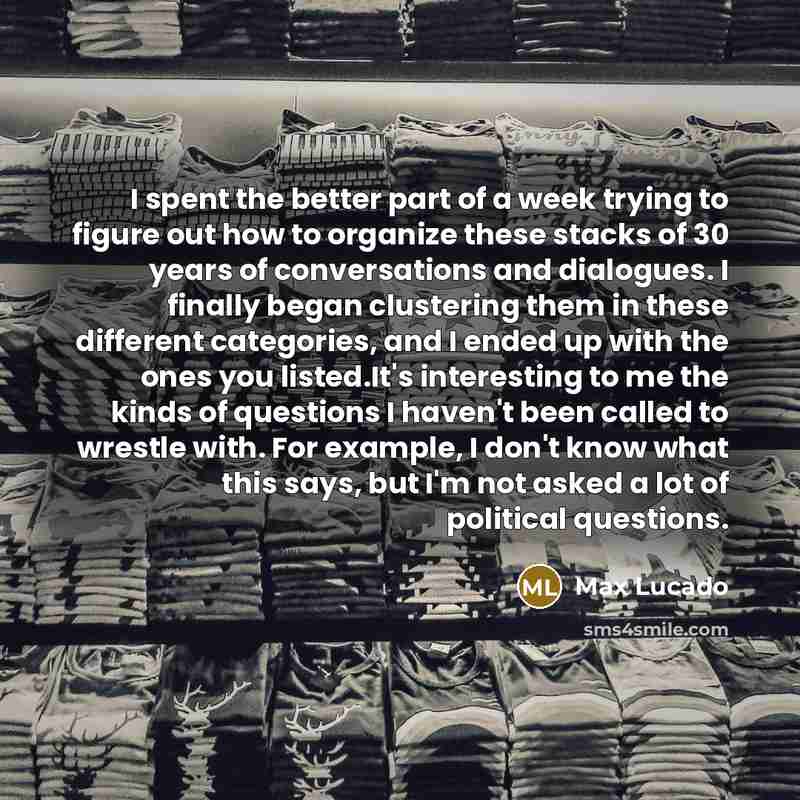 “I spent the better part of a week trying to…” quote by Max Lucado