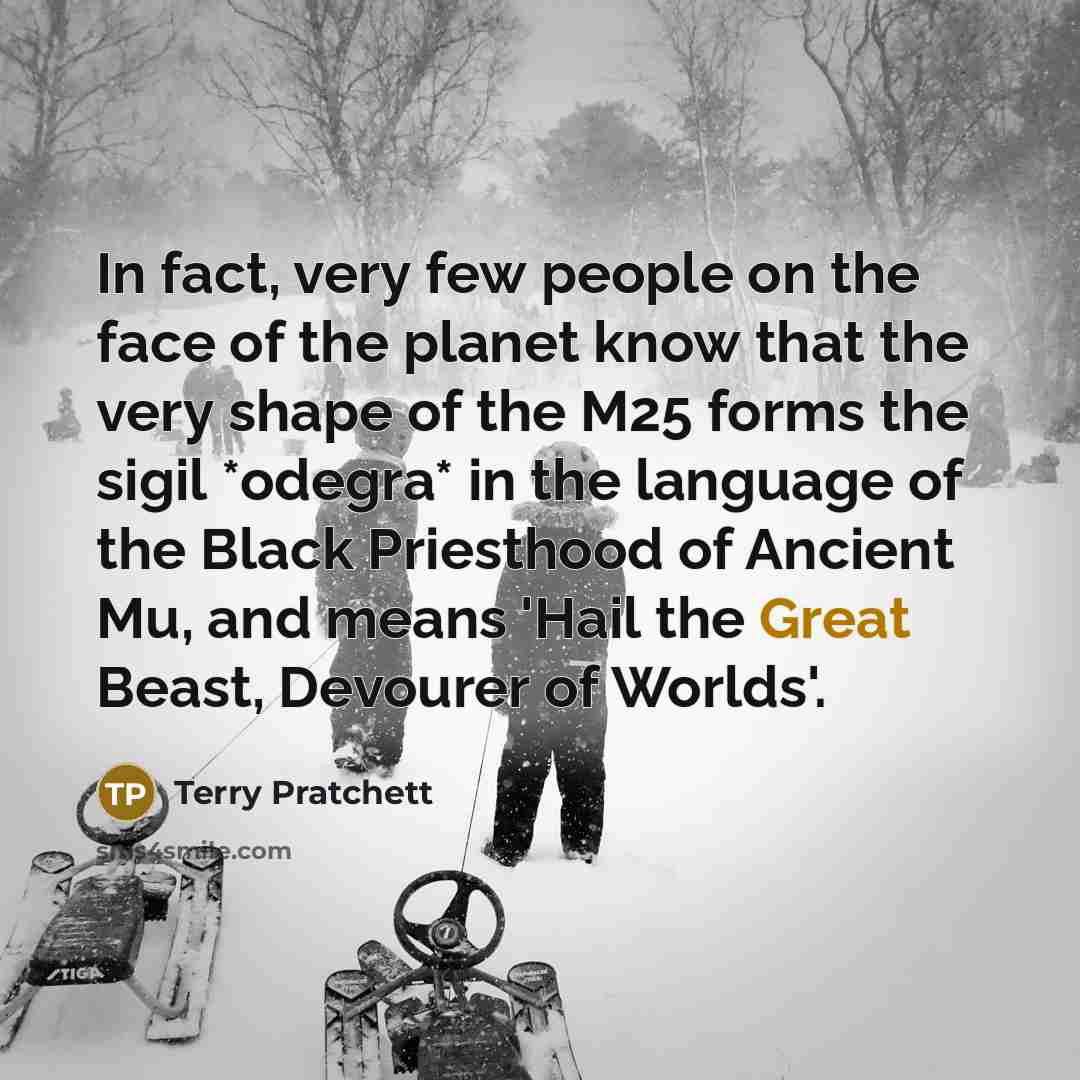 “In fact, very few people on the face of the…” quote by Terry Pratchett