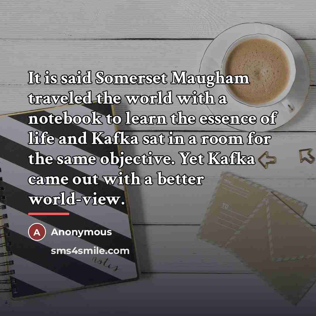 “It is said Somerset Maugham traveled the world with a…” quote by U. R. Ananthamurthy