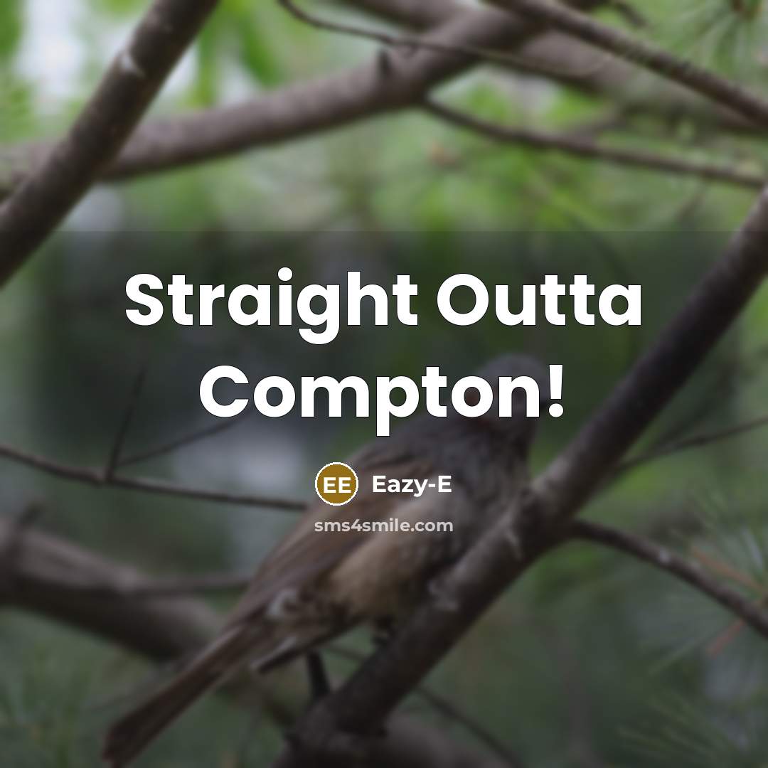 “Straight Outta Compton!” quote by Eazy-e