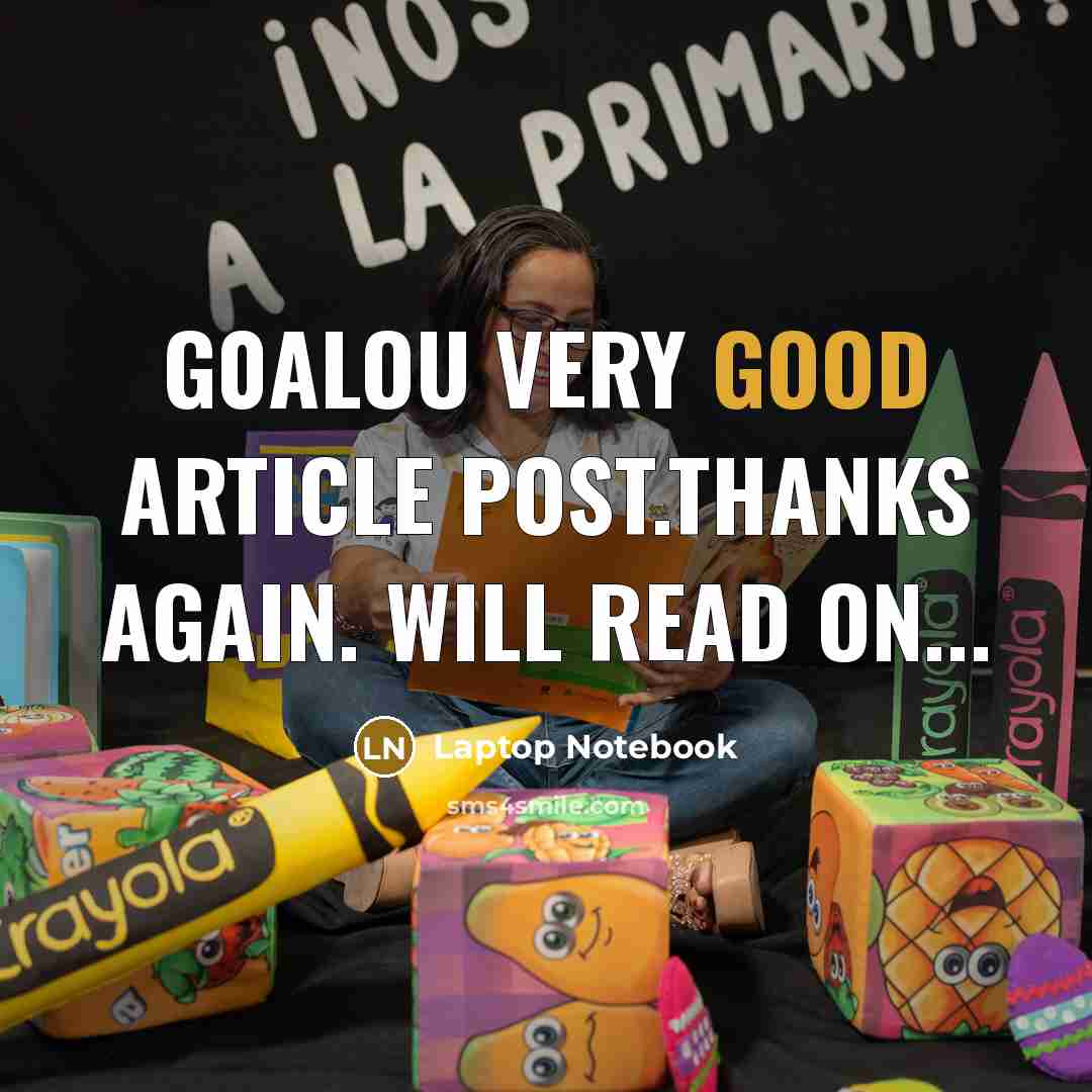 “G0aLOu Very good article post.Thanks Again. Will read on...” quote by Laptop Notebook