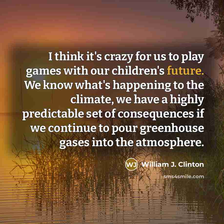 “I think it's crazy for us to play games with…” quote by William J. Clinton