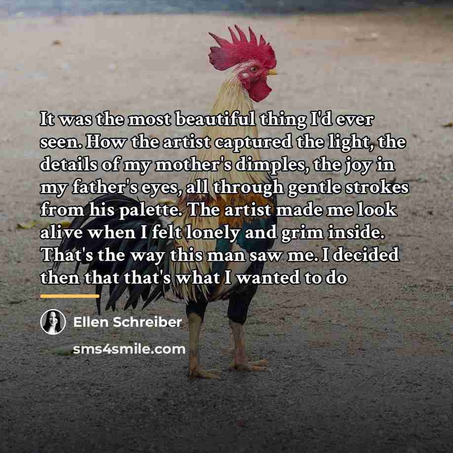 “It was the most beautiful thing I'd ever seen. How…” quote by Ellen Schreiber