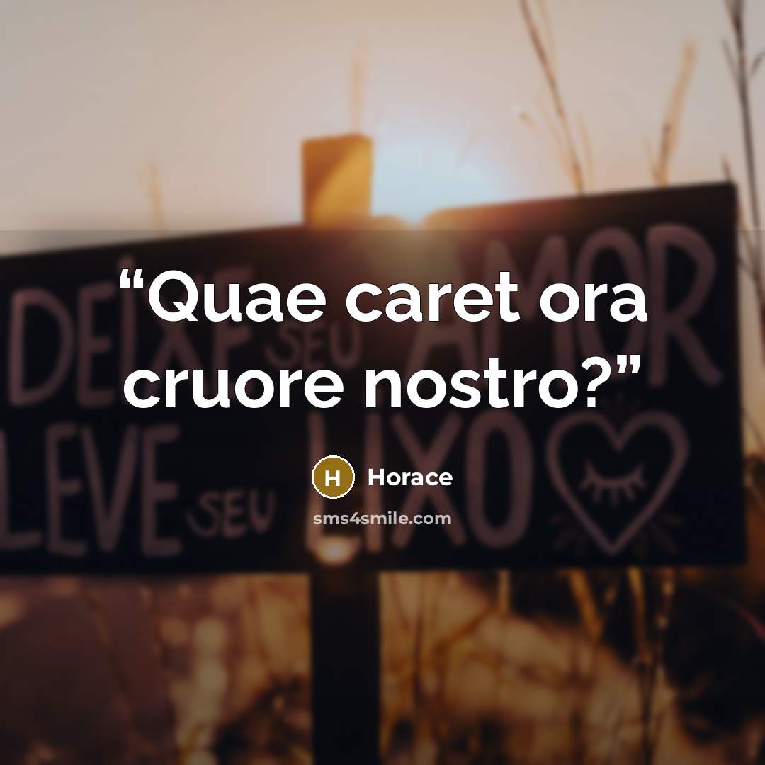 “Quae caret ora cruore nostro?” quote by Horace