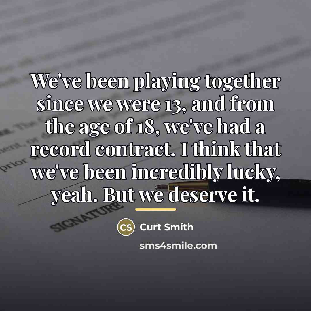 “We've been playing together since we were 13, and from…” quote by Curt Smith