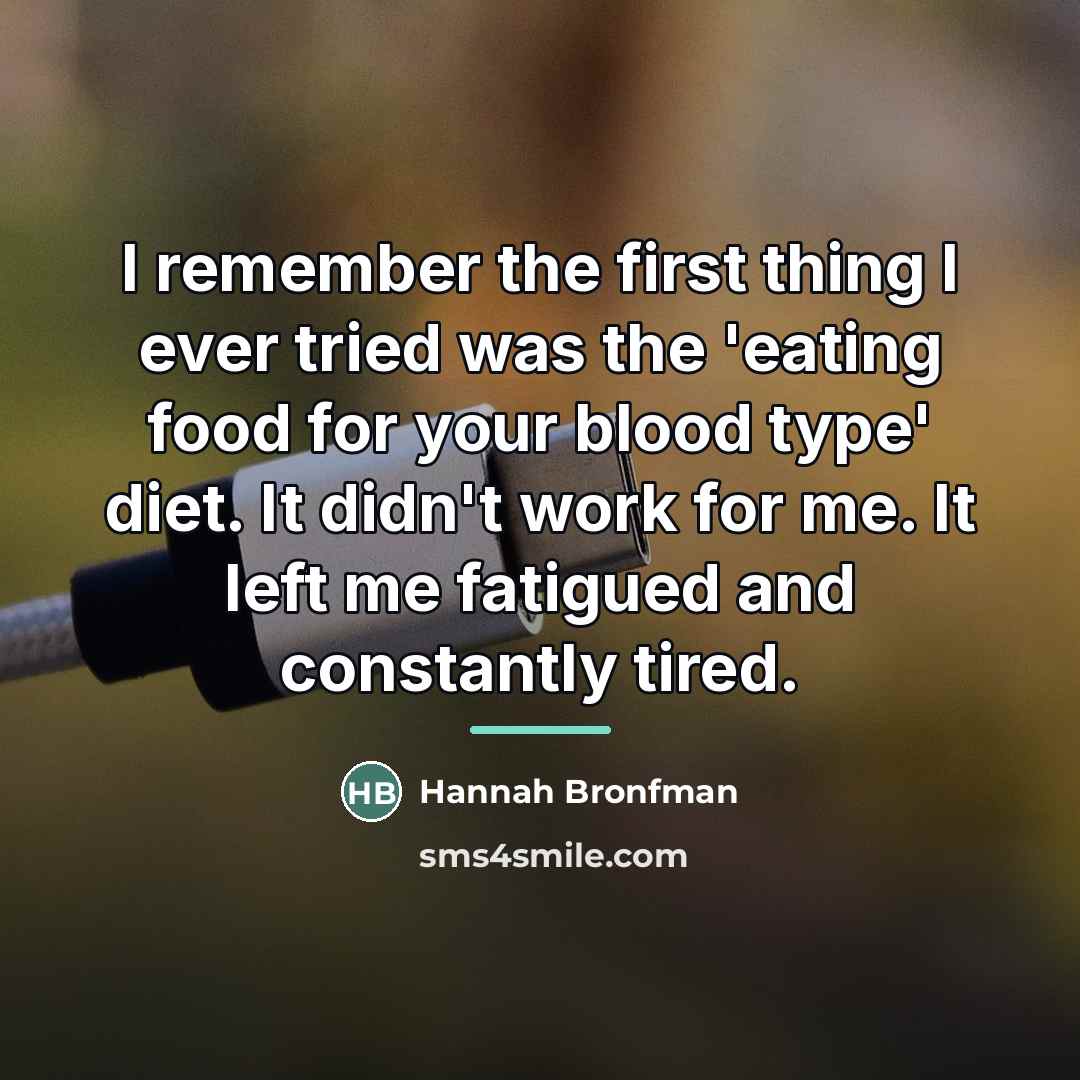 “I remember the first thing I ever tried was the…” quote by Hannah Bronfman