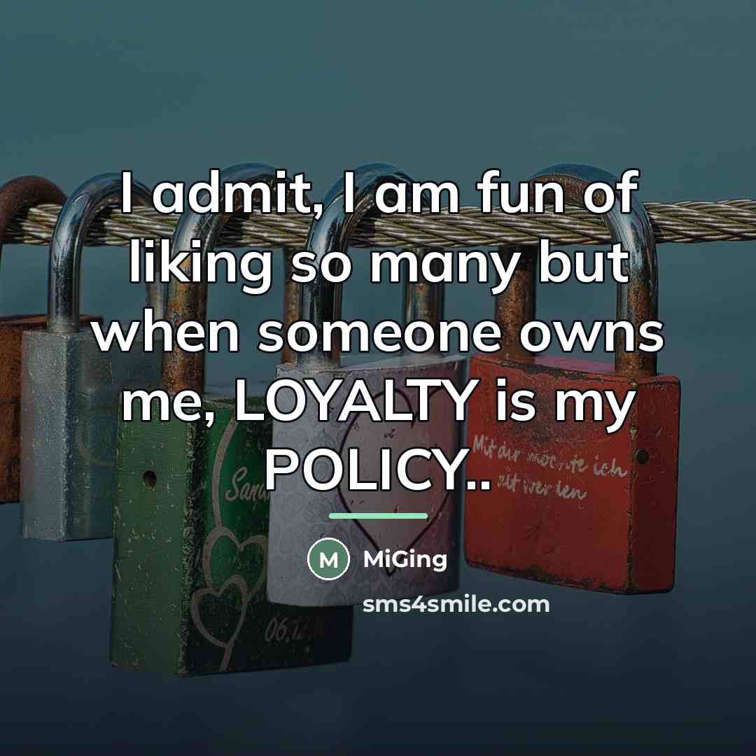 “I admit, I am fun of liking so many but…” quote by MiGing