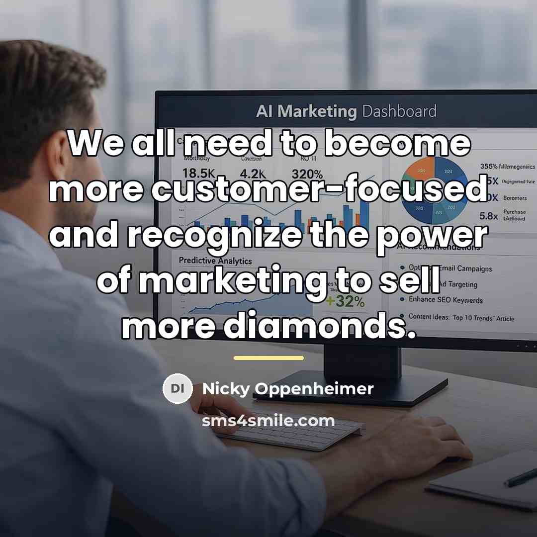 “We all need to become more customer-focused and recognize the…” quote by Nicky Oppenheimer