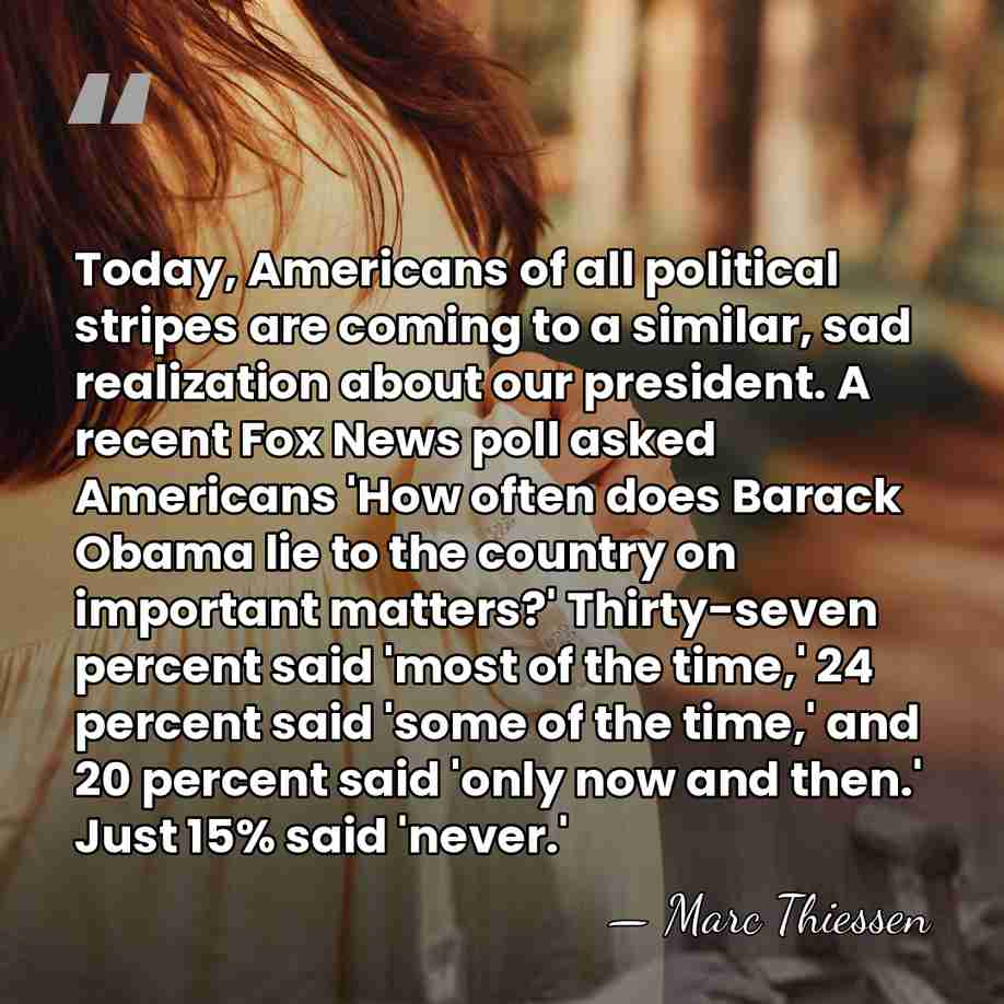 Today, Americans of all political stripes are coming to a similar, sad&hellip; - Marc Thiessen
