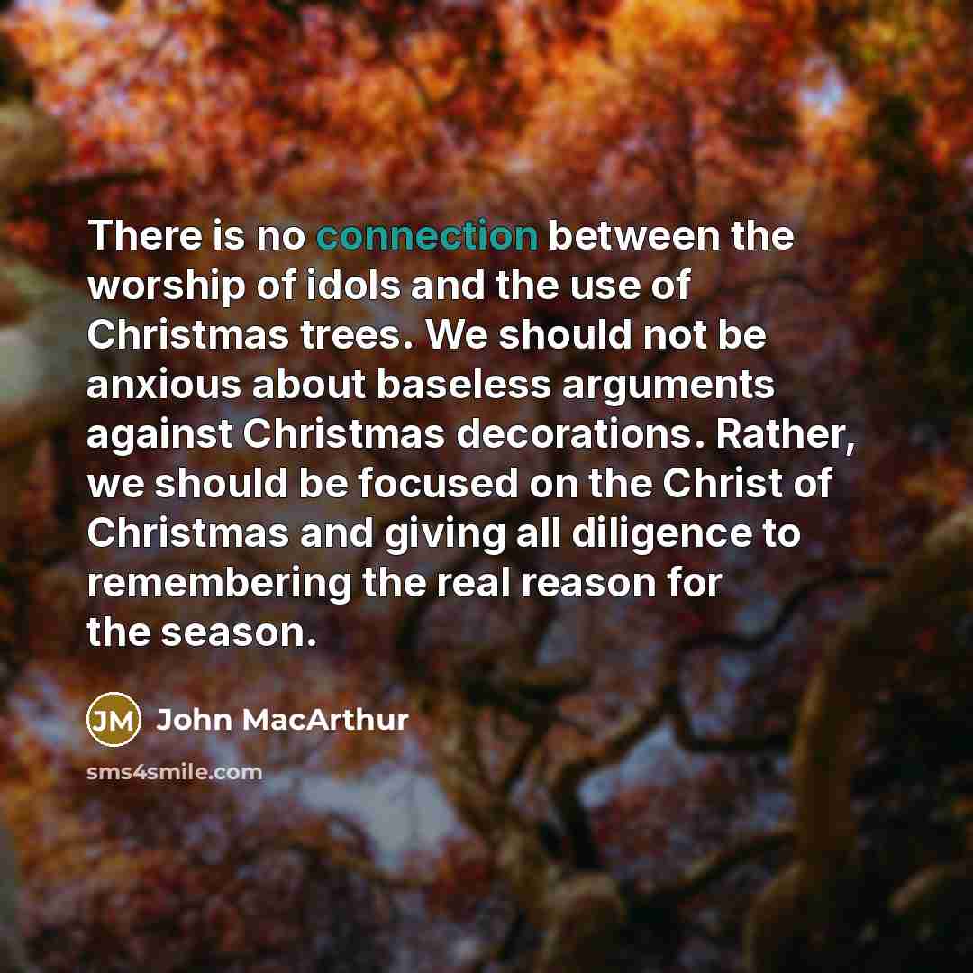 “There is no connection between the worship of idols and…” quote by John MacArthur