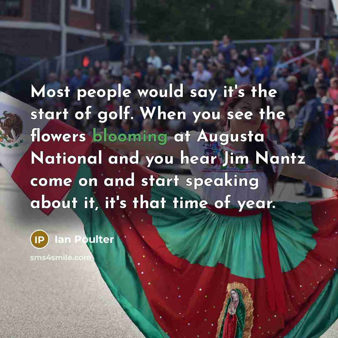“Most people would say it's the start of golf. When…” quote by Ian Poulter