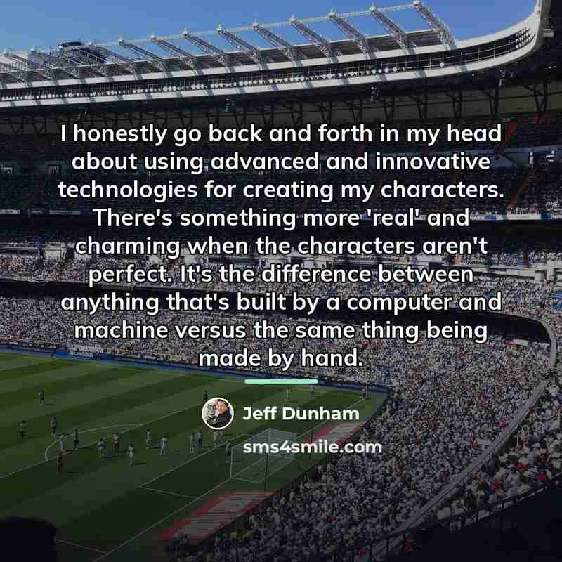 “I honestly go back and forth in my head about…” quote by Jeff Dunham