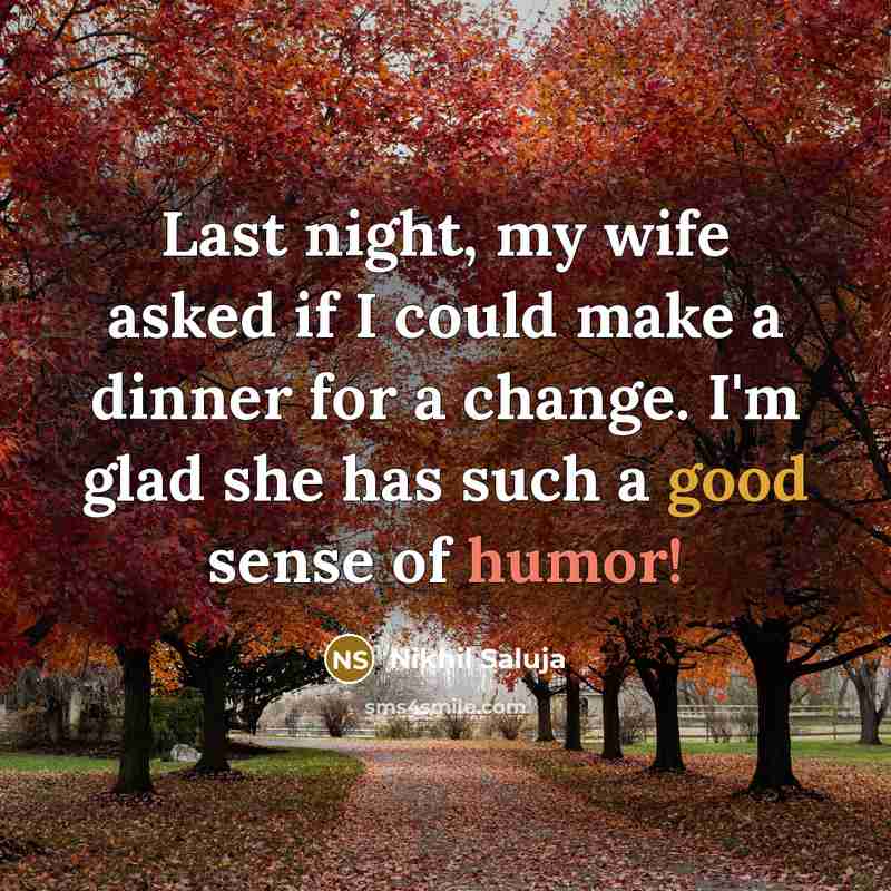 “Last night, my wife asked if I could make a…” quote by Nikhil Saluja
