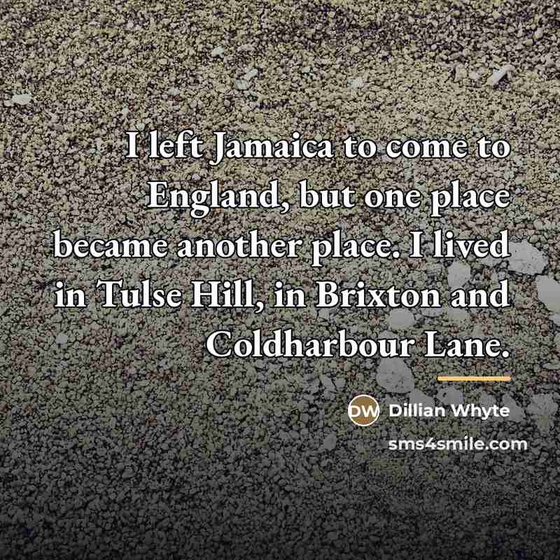 “I left Jamaica to come to England, but one place…” quote by Dillian Whyte