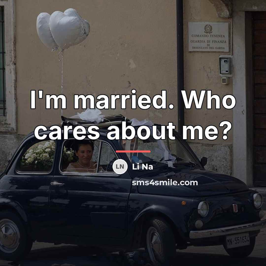 “I'm married. Who cares about me?…” quote by Li Na