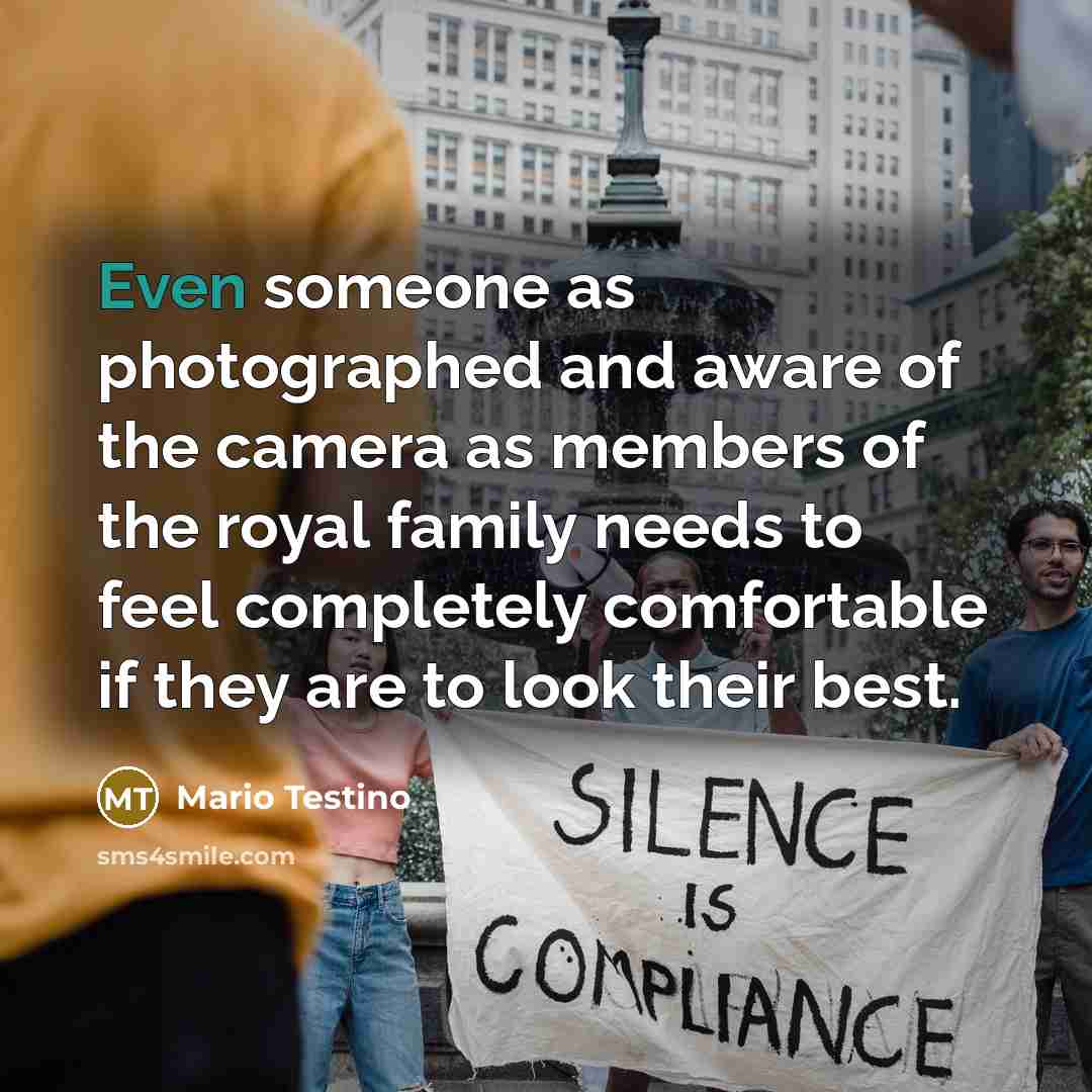 “Even someone as photographed and aware of the camera as…” quote by Mario Testino