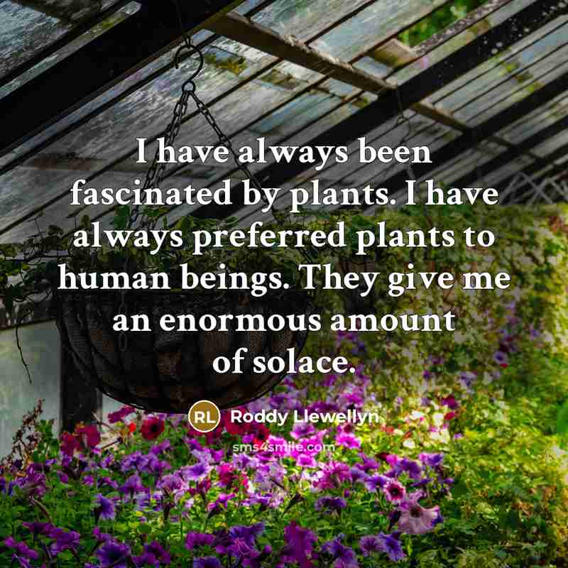 “I have always been fascinated by plants. I have always…” quote by Roddy Llewellyn