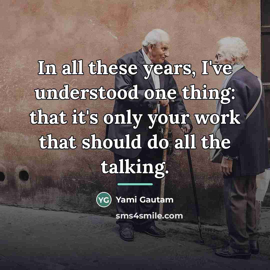 “In all these years, I've understood one thing: that it's…” quote by Yami Gautam