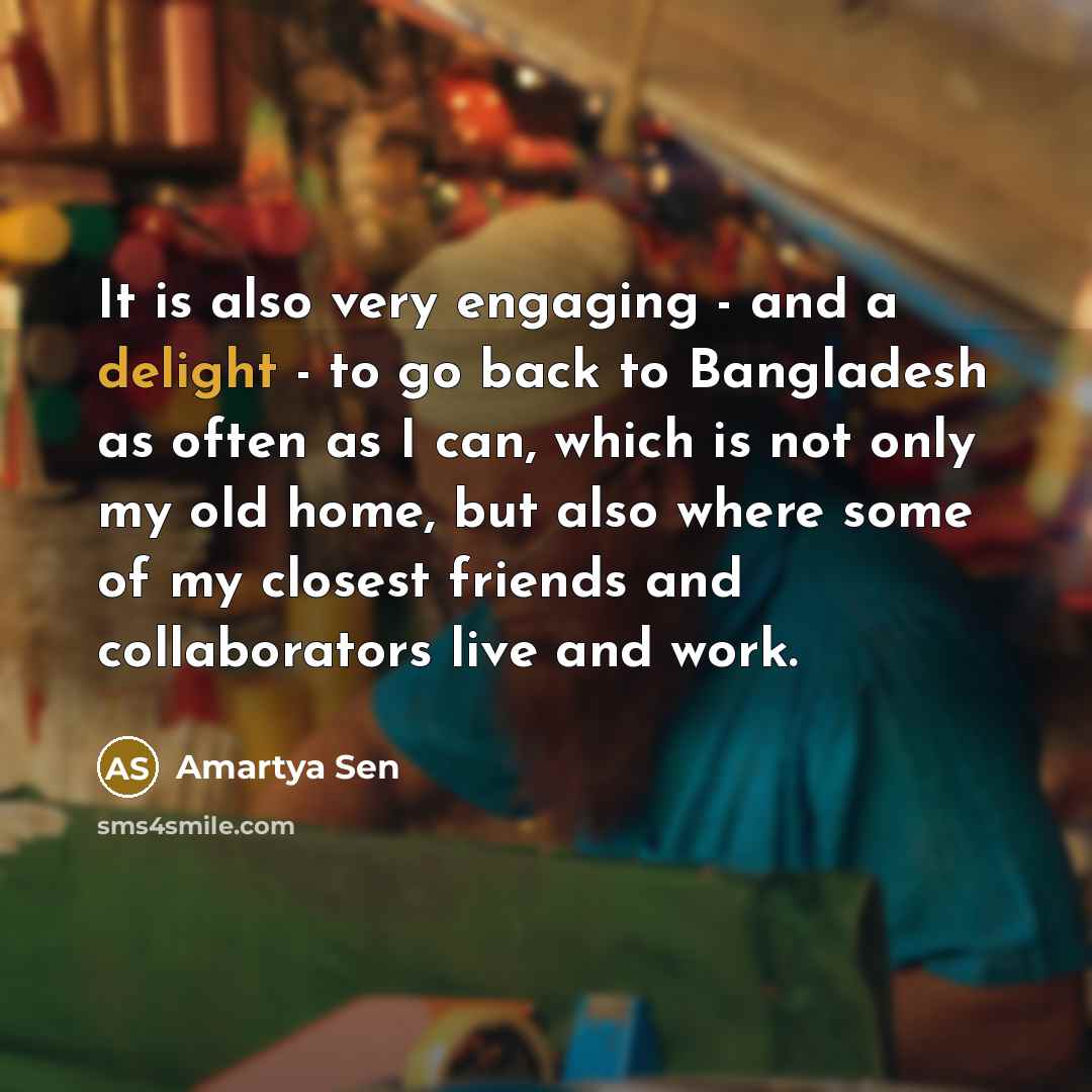 “It is also very engaging - and a delight -…” quote by Amartya Sen