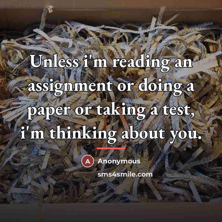 “Unless i'm reading an assignment or doing a paper or…” quote by Anonymous