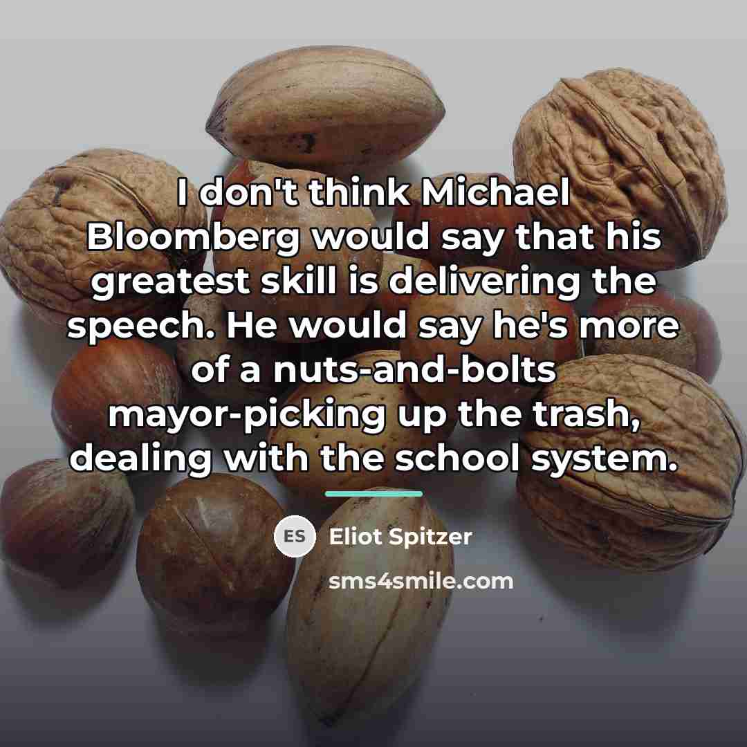 “I don't think Michael Bloomberg would say that his greatest…” quote by Eliot Spitzer