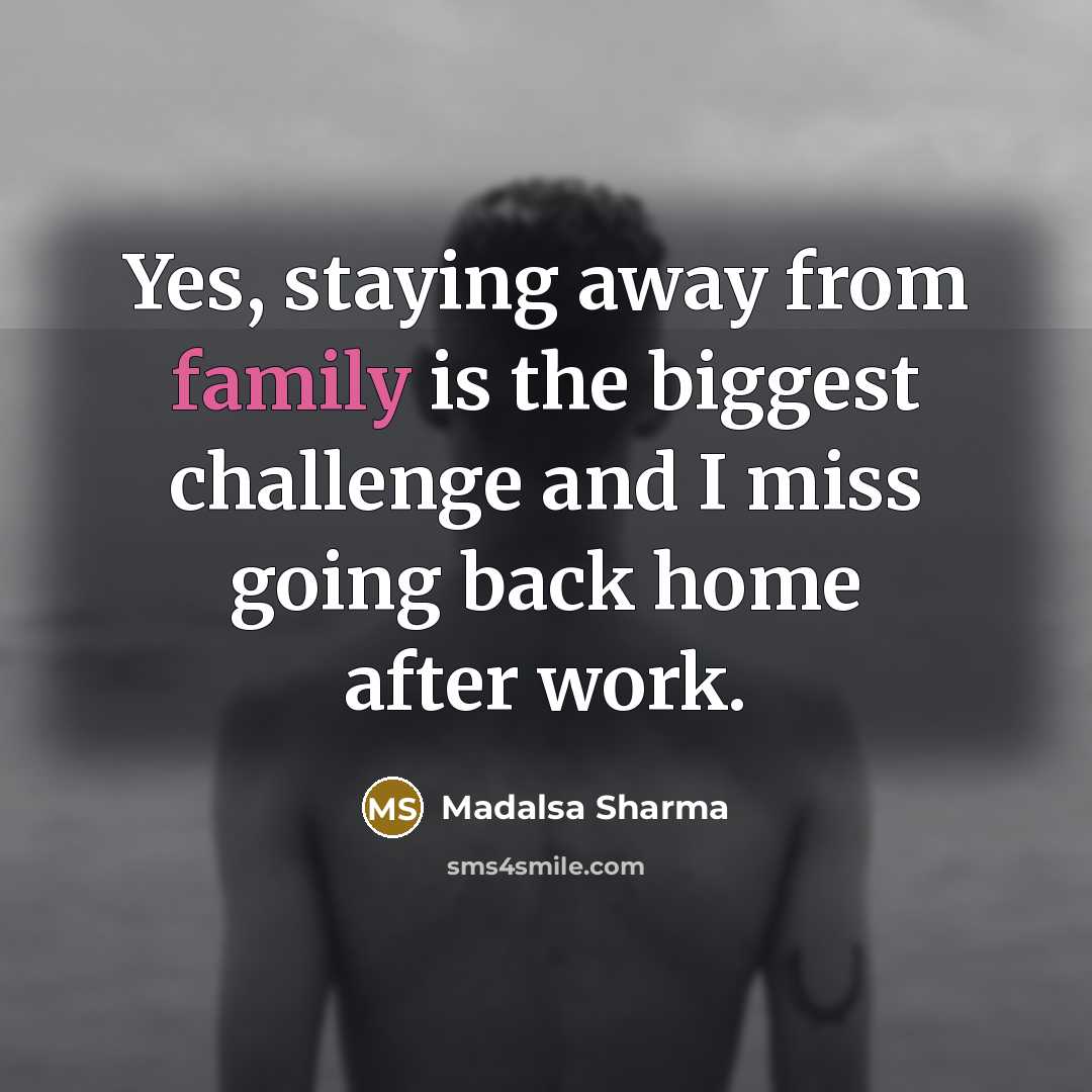 “Yes, staying away from family is the biggest challenge and…” quote by Madalsa Sharma