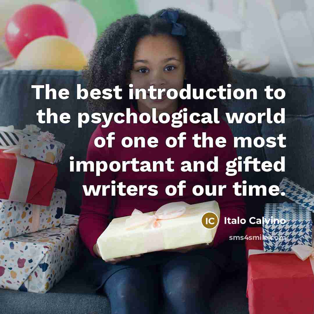 “The best introduction to the psychological world of one of…” quote by Italo Calvino