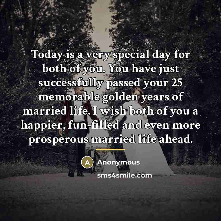 “Today is a very special day for both of you.…” quote by Anonymous