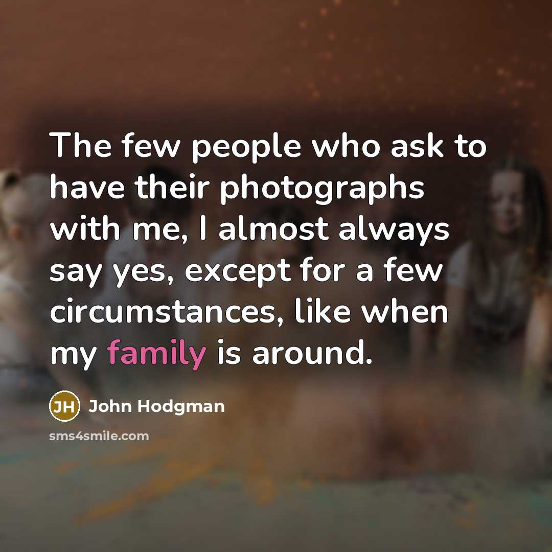 “The few people who ask to have their photographs with…” quote by John Hodgman