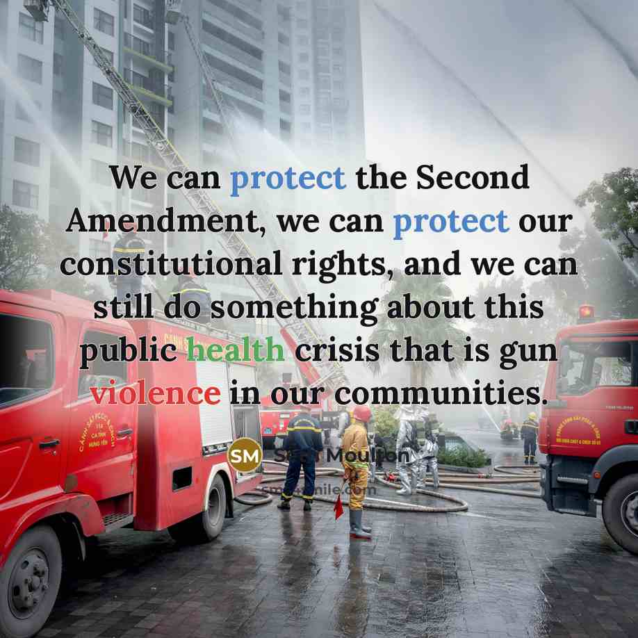 “We can protect the Second Amendment, we can protect our constitutional rights, and we can still do something about this public health crisis that is gun violence in our communities.” quote by Seth Moulton