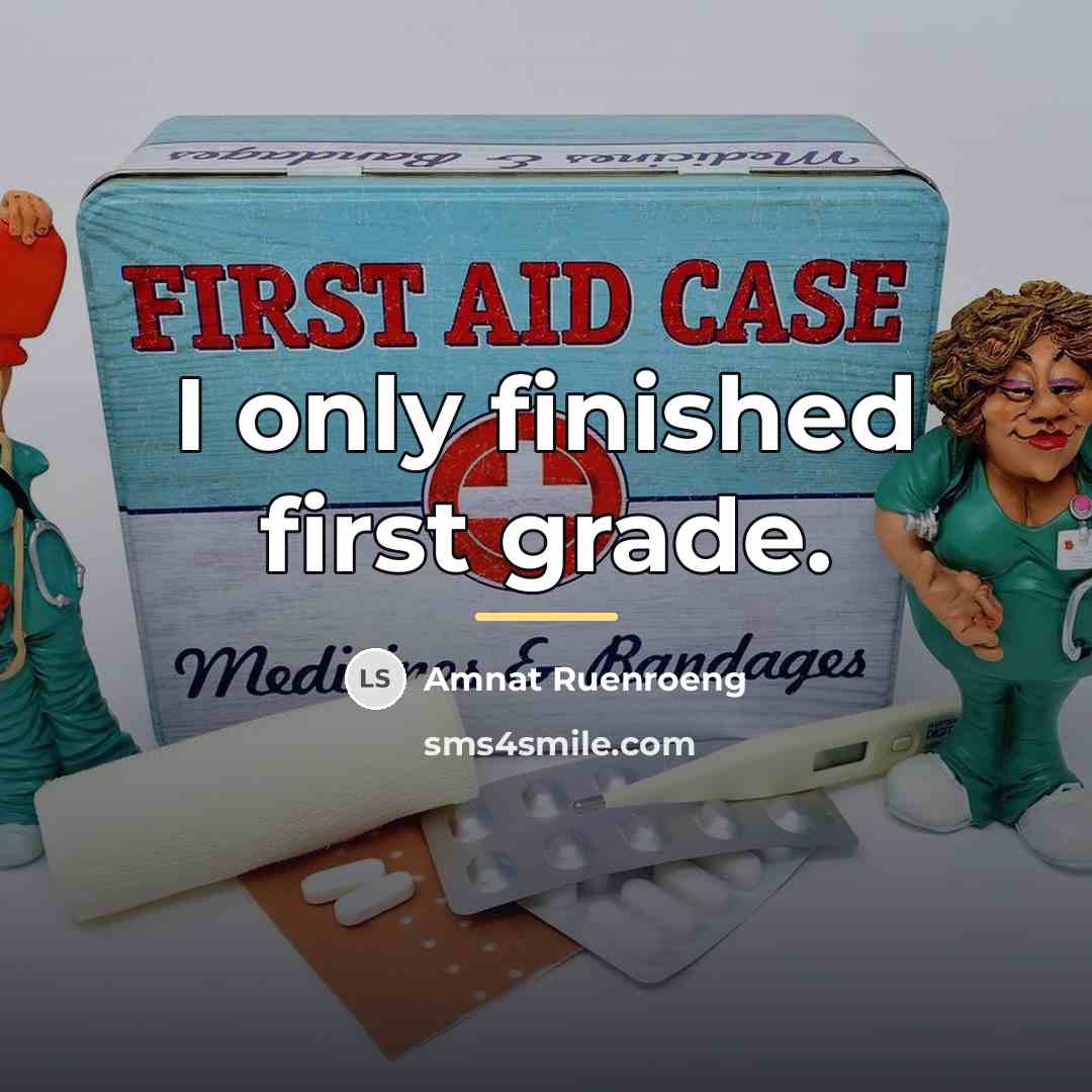 “I only finished first grade.…” quote by Amnat Ruenroeng