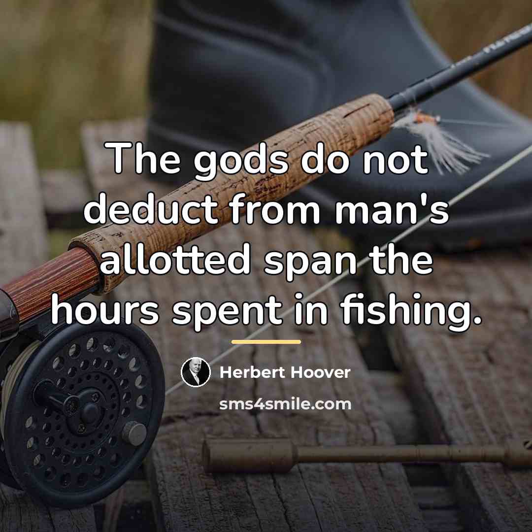 “The gods do not deduct from man's allotted span the…” quote by Herbert Hoover
