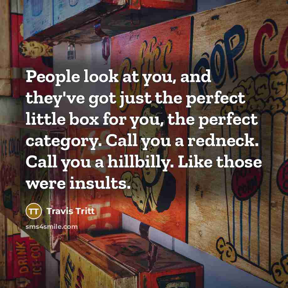 “People look at you, and they've got just the perfect…” quote by Travis Tritt