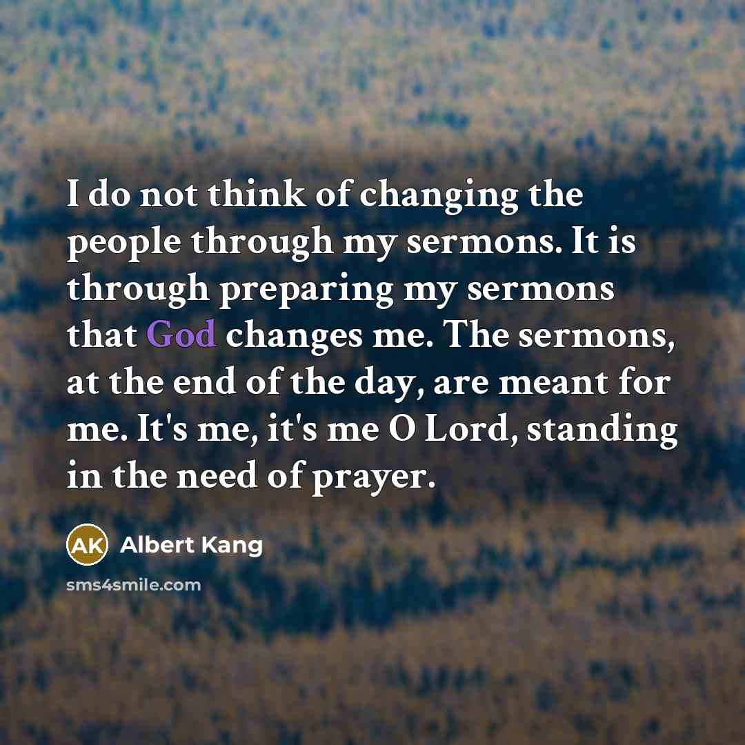 “I do not think of changing the people through my…” quote by Albert Kang