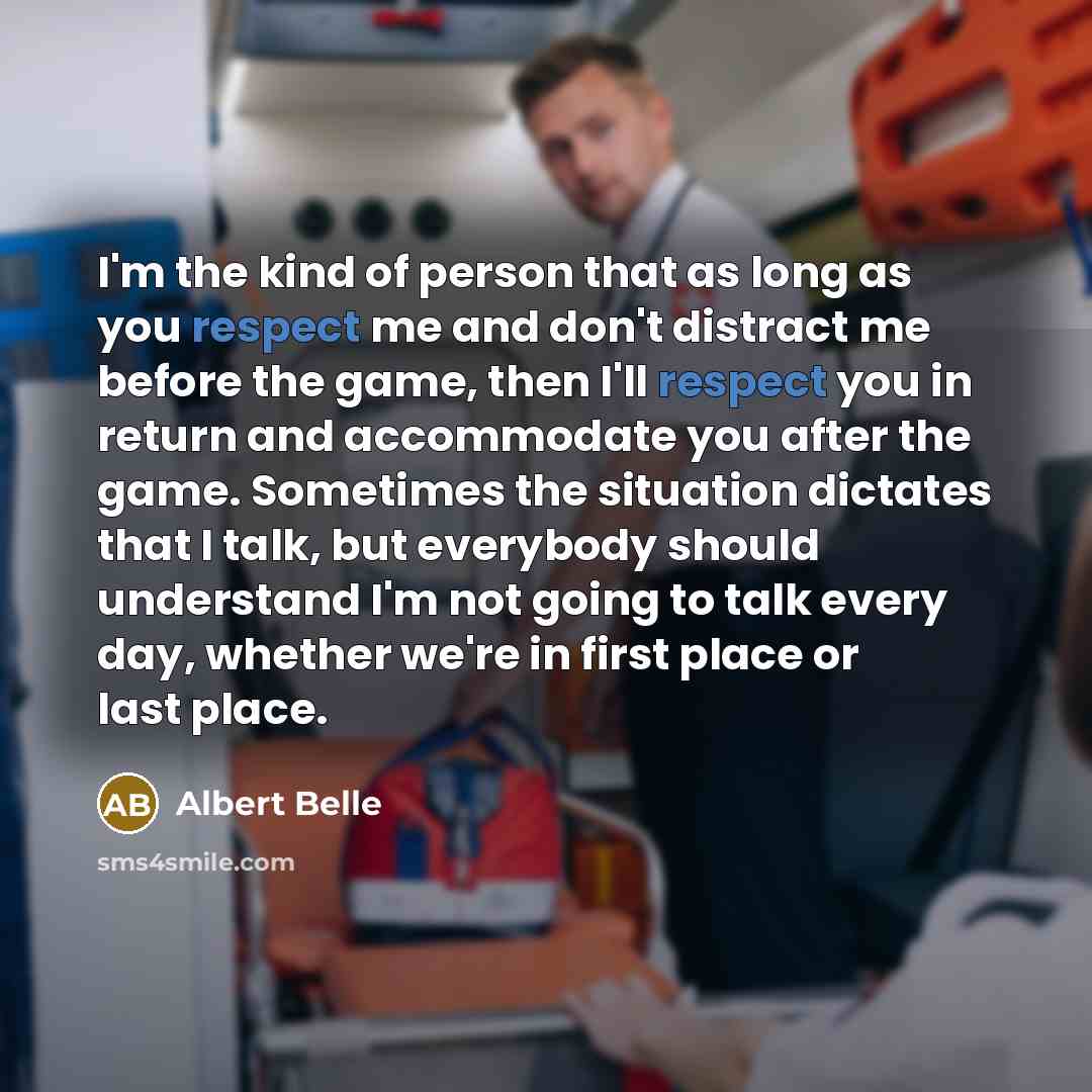 “I'm the kind of person that as long as you…” quote by Albert Belle