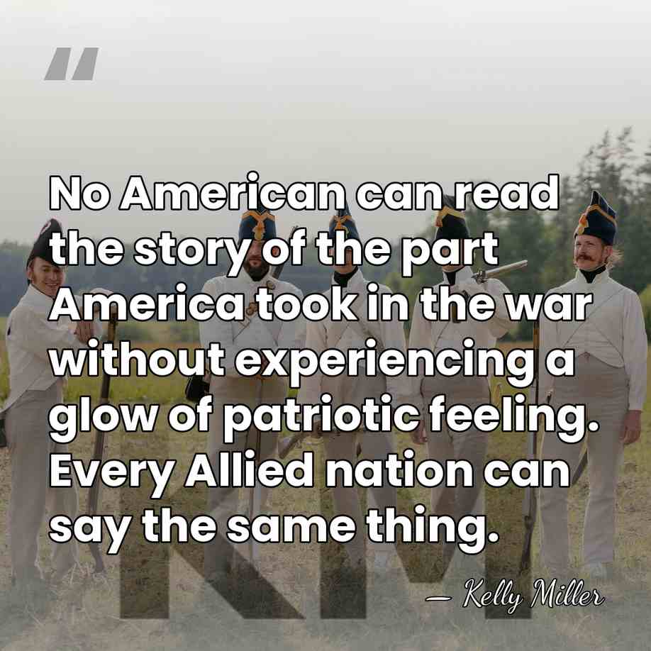 No American can read the story of the part America took in&hellip; - Kelly Miller