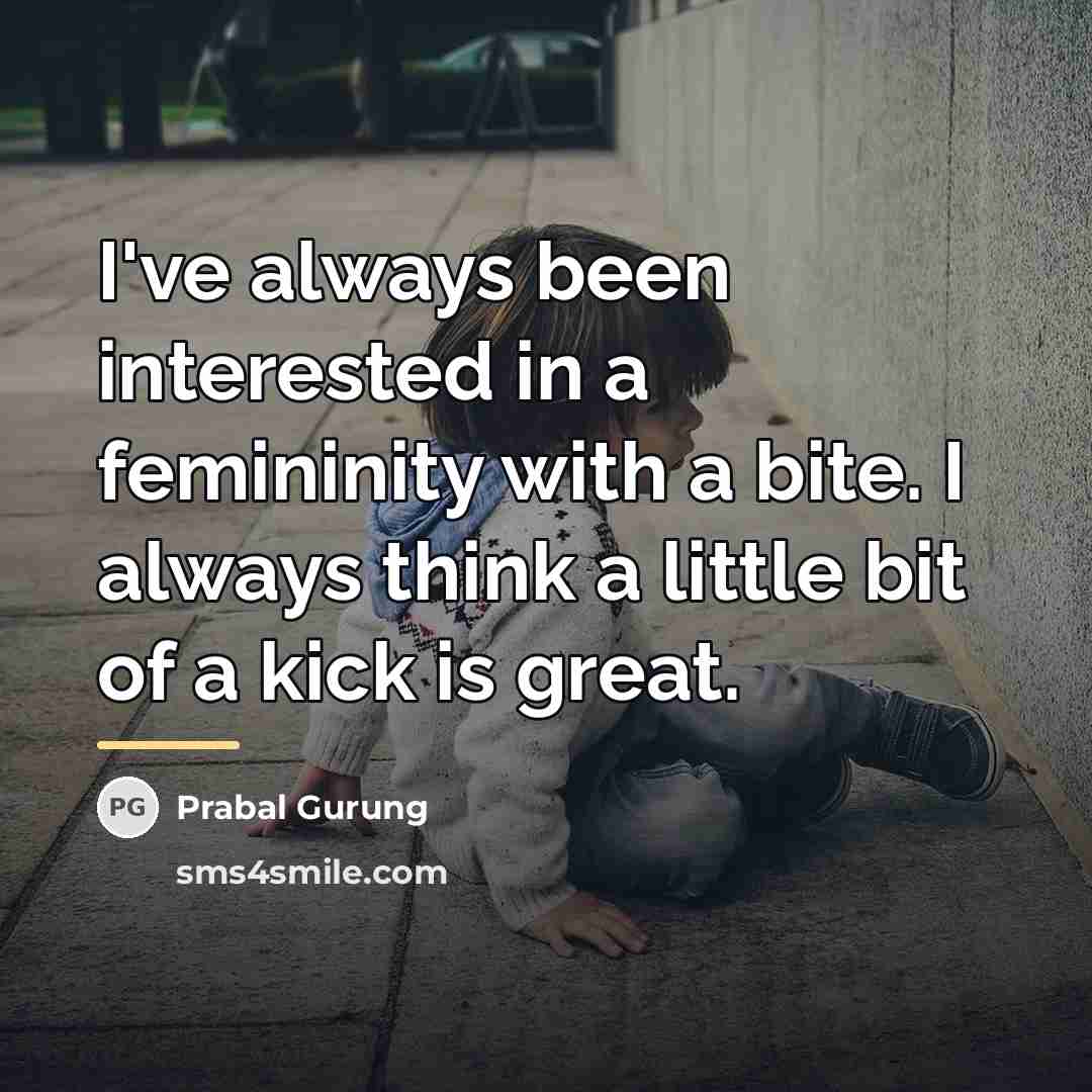 “I've always been interested in a femininity with a bite.…” quote by Prabal Gurung