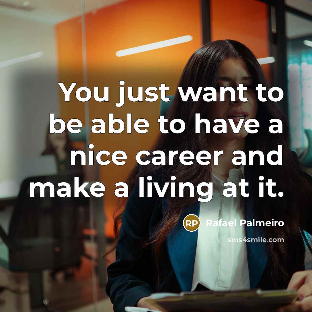 “You just want to be able to have a nice…” quote by Rafael Palmeiro