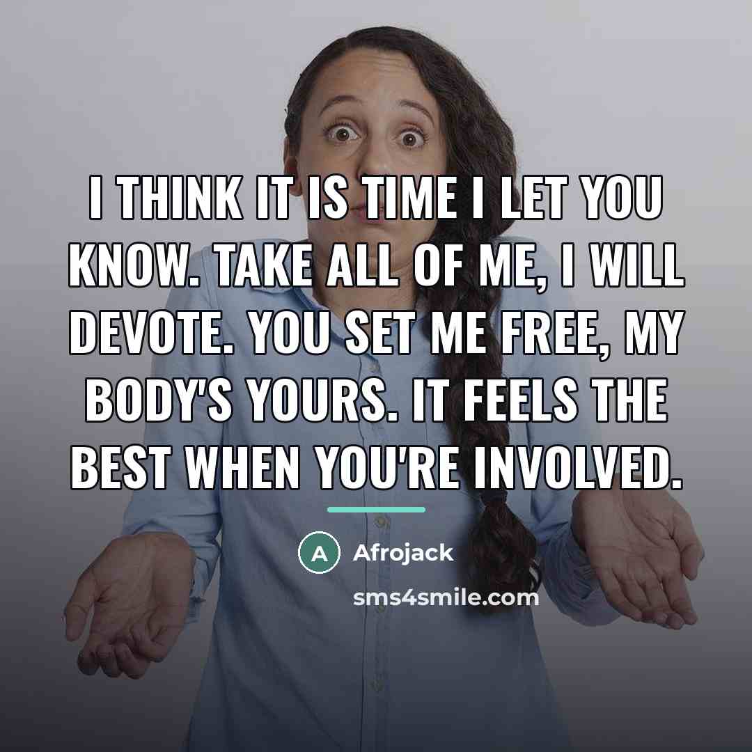 “I think it is time I let you know. Take…” quote by Afrojack