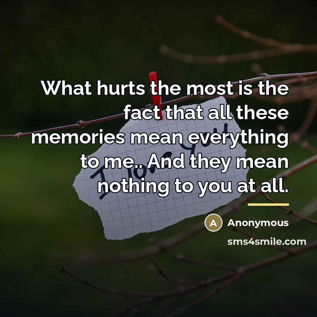“What hurts the most is the fact that all these…” quote by Anonymous