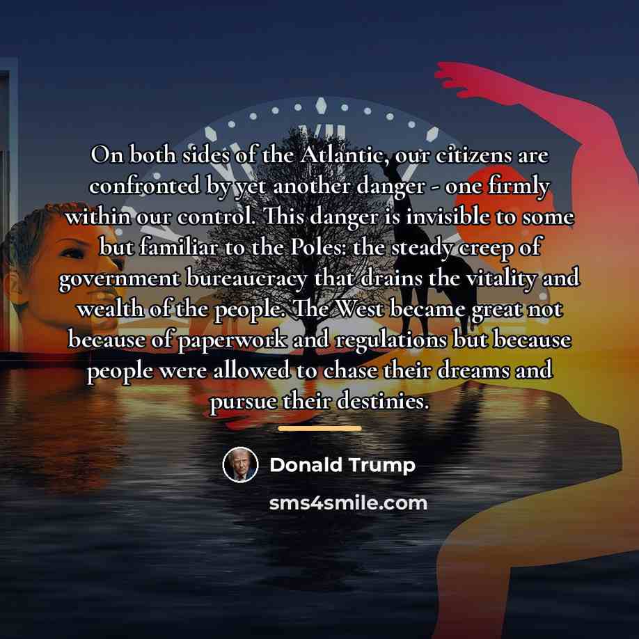“On both sides of the Atlantic, our citizens are confronted…” quote by Donald Trump