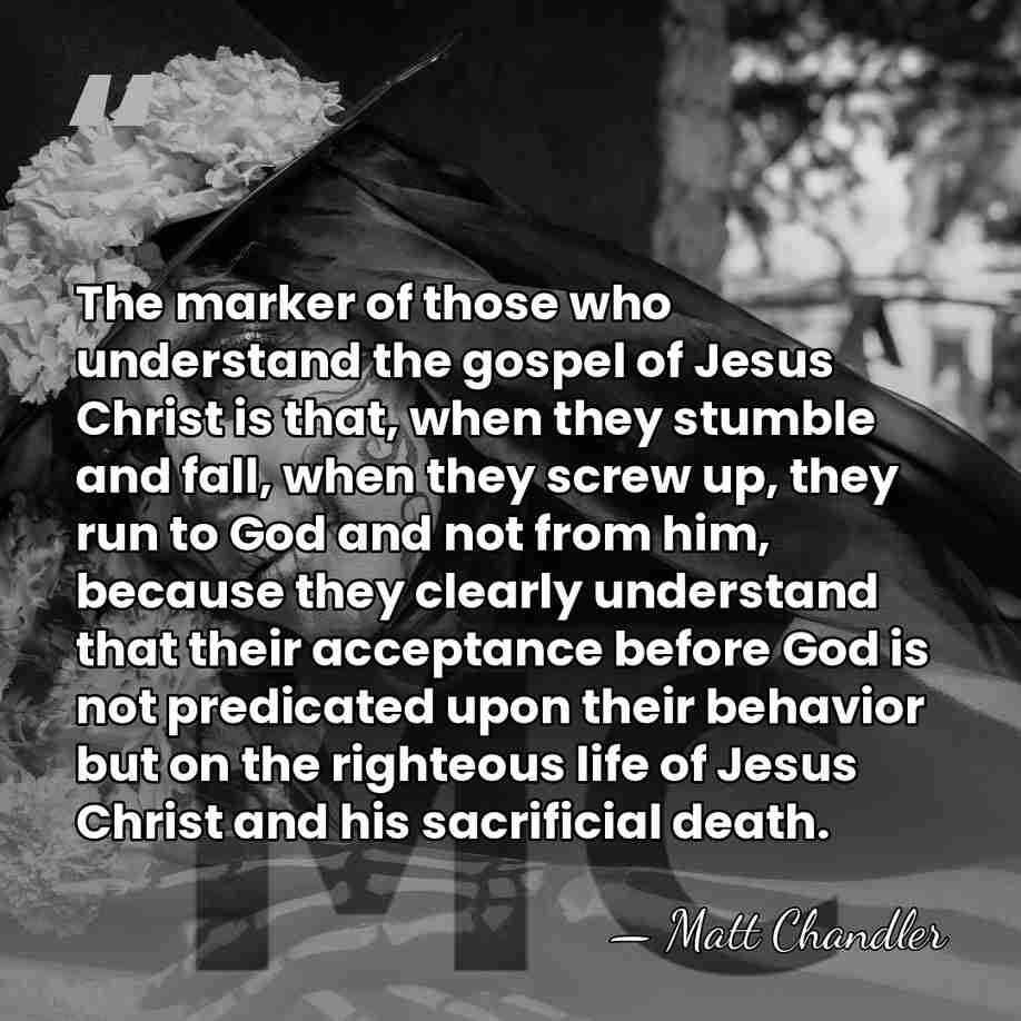 The marker of those who understand the gospel of Jesus Christ is&hellip; - Matt Chandler