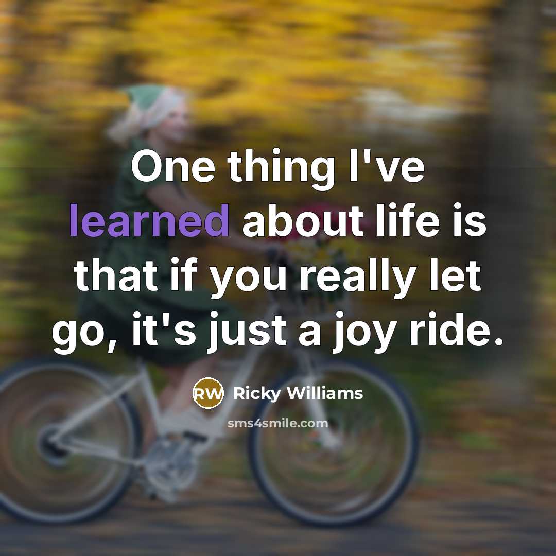 “One thing I've learned about life is that if you…” quote by Ricky Williams