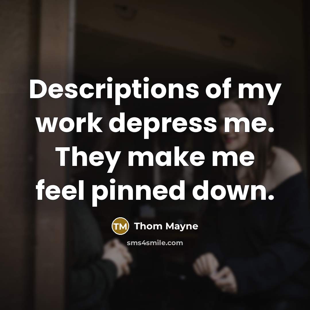 “Descriptions of my work depress me. They make me feel…” quote by Thom Mayne