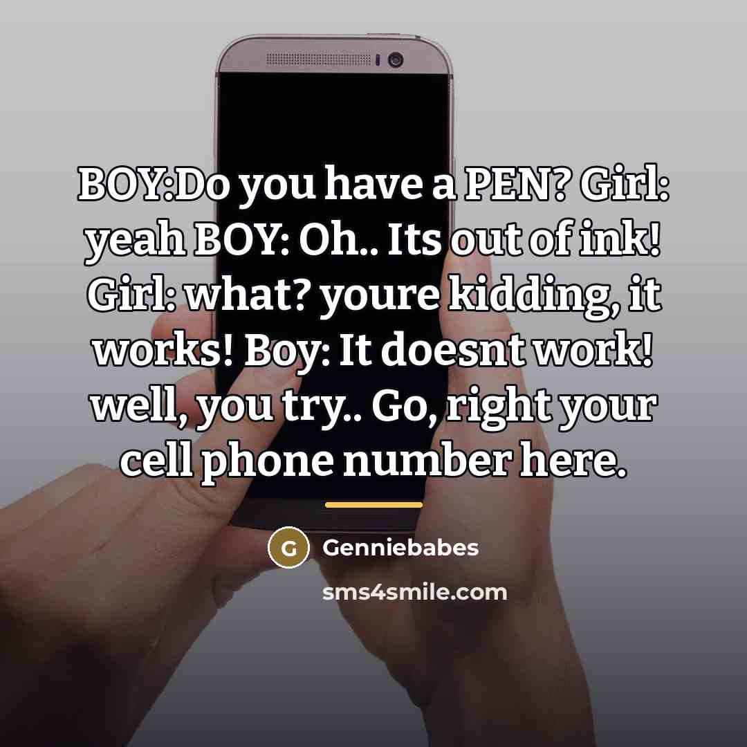 “BOY:Do you have a PEN? Girl: yeah BOY: Oh.. Its…” quote by Genniebabes