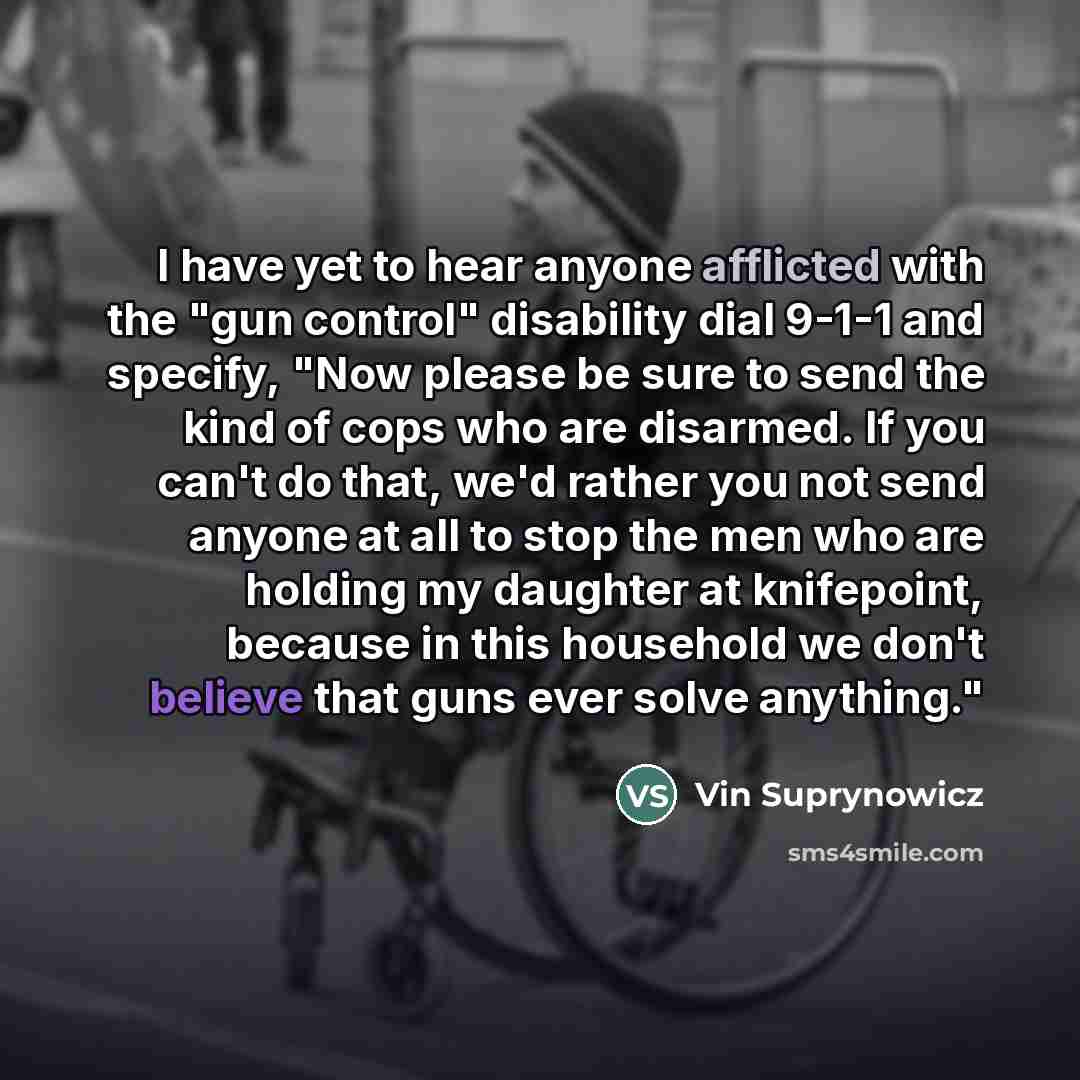 “I have yet to hear anyone afflicted with the "gun…” quote by Vin Suprynowicz