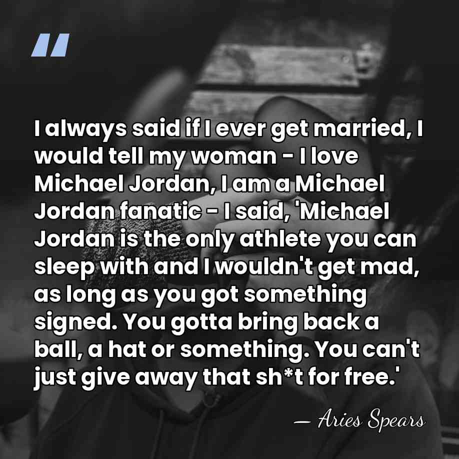 I always said if I ever get married, I would tell my&hellip; - Aries Spears
